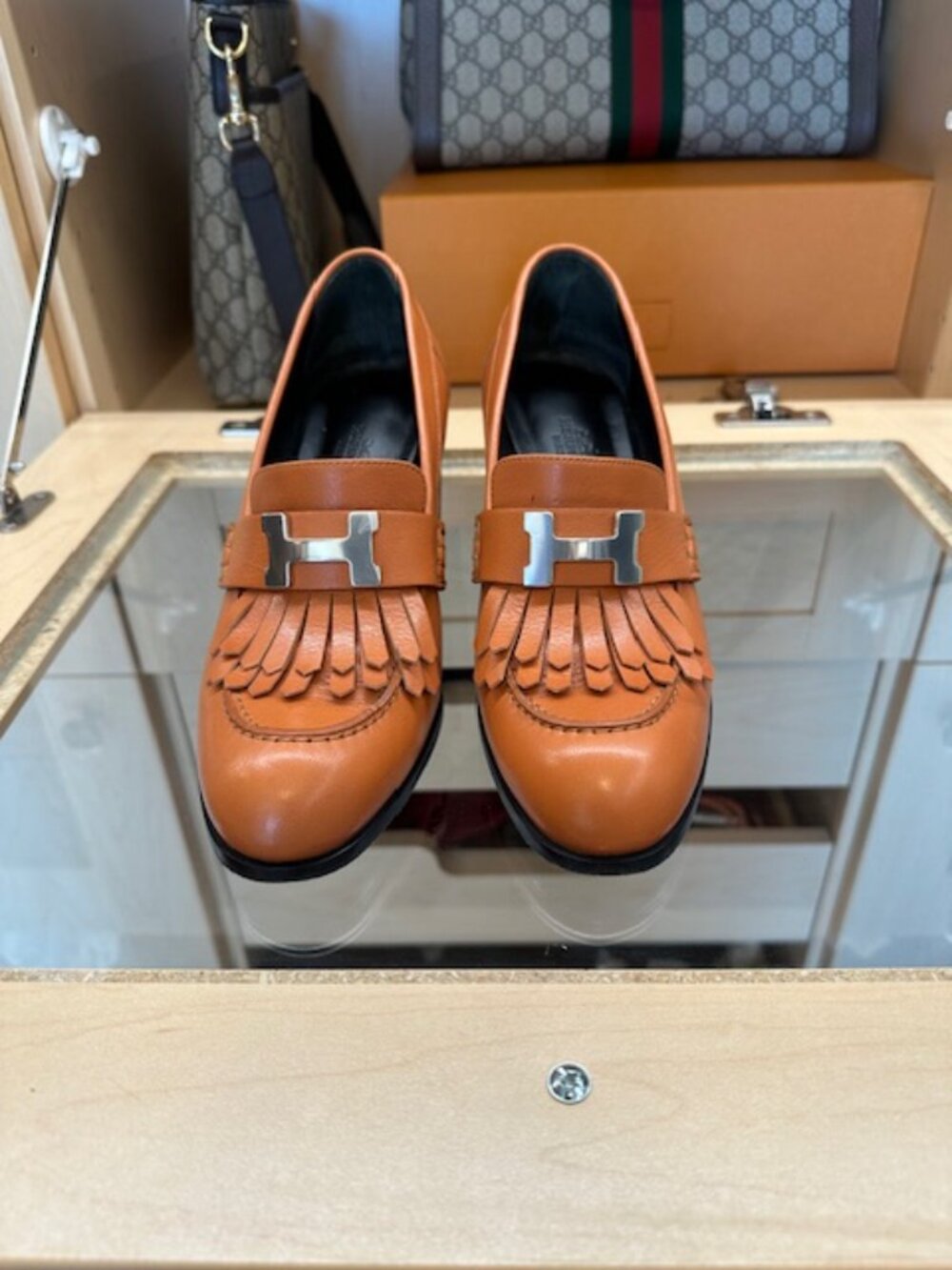 Hermès Leather Brown Size 37 Pumps - Picture 2 of 8